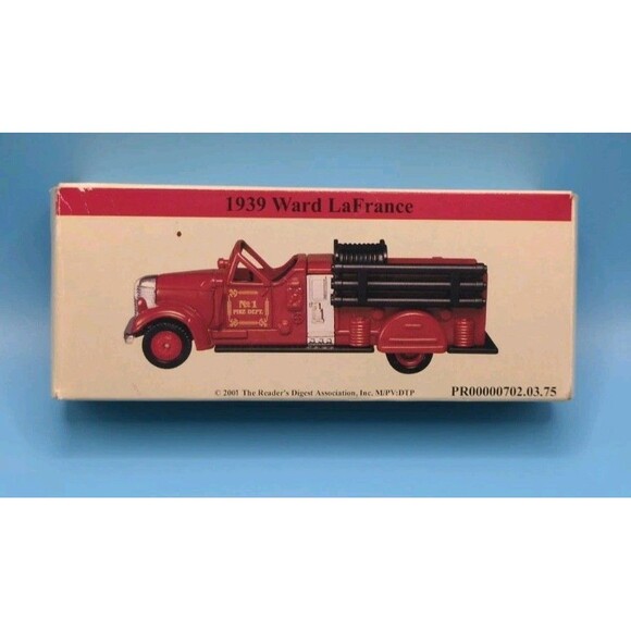 Ahrens-Fox Other - Ahrens-Fox 1954 Fire Truck 1:64 Diecast Fire Collection Red Limited Edition